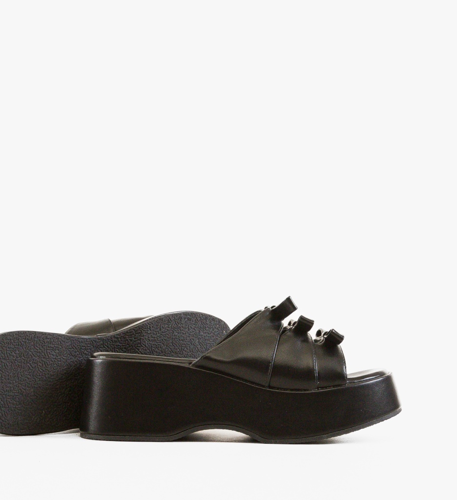 Sandale Platforme Anisa Negre | Eleganță Maximă - imagine 4