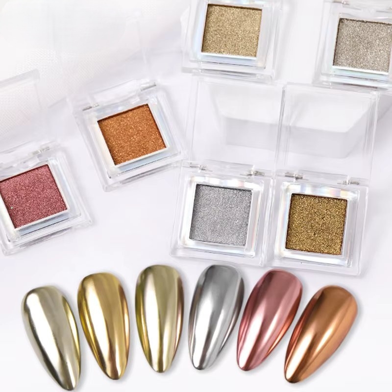 Pigment Unghii Mirror Marquise PIGM14 Bej Picadili - imagine 3