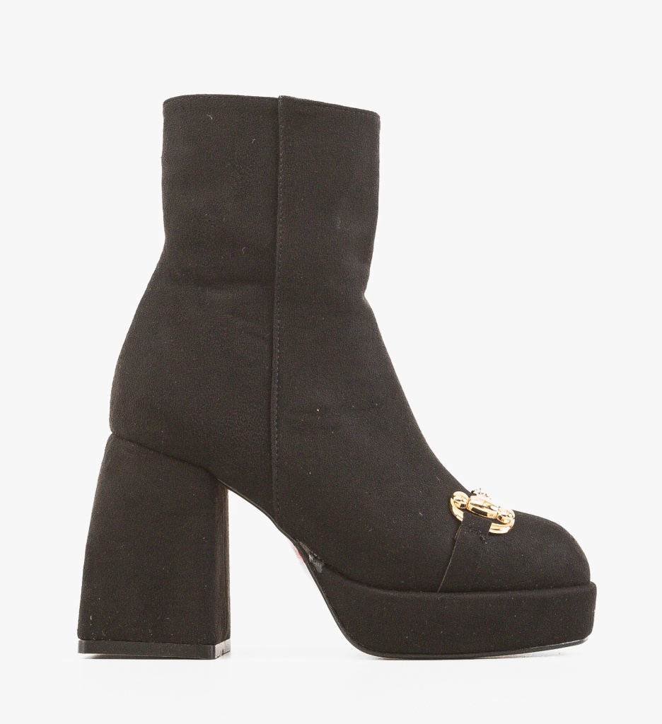 Botine Dama Negre Fersace | Stil Versatil - imagine 4