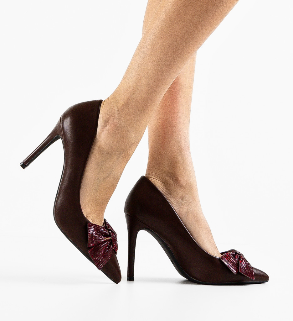 Pantofi Bird Grena - Eleganță și Confort - imagine 3