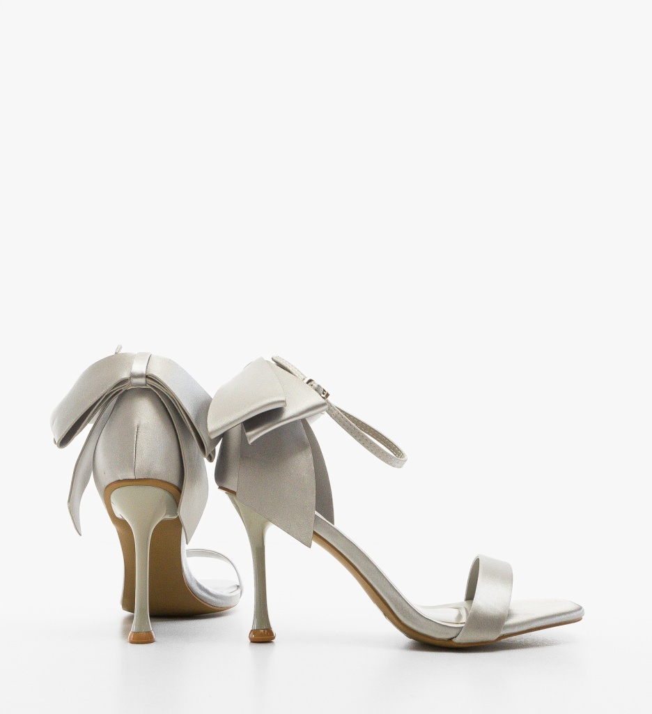 Sandale cu toc Raust Gri – Eleganță și Confort - imagine 5