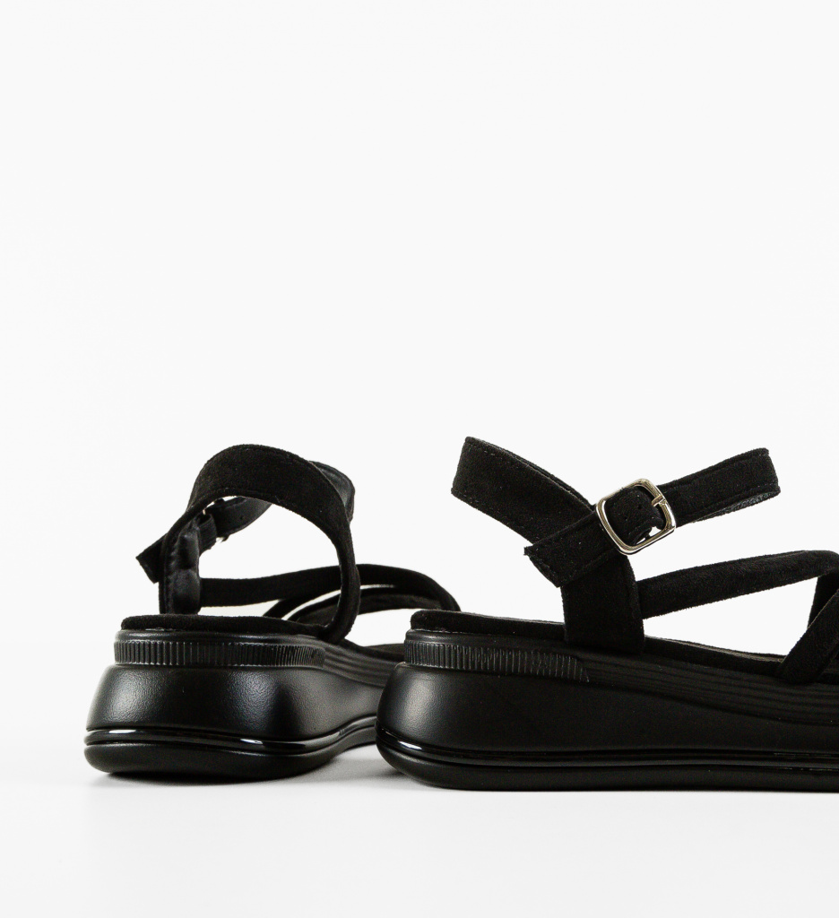 Platforme Dama Tubas Negre - Look Elegant - imagine 5