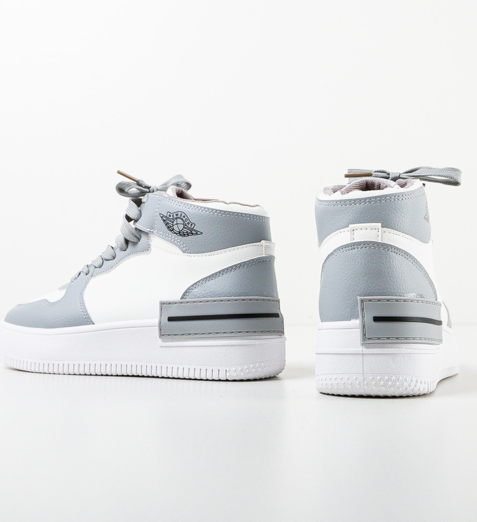 Sneakers Dama Alissa Gri - Confort și Stil - imagine 6