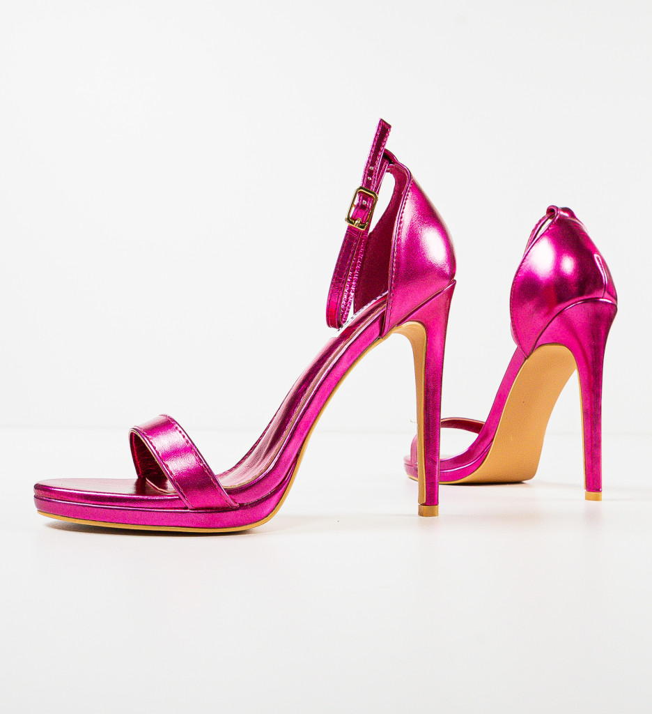 Sandale Toc Aelian Fuchsia | Stil Feminin - imagine 6