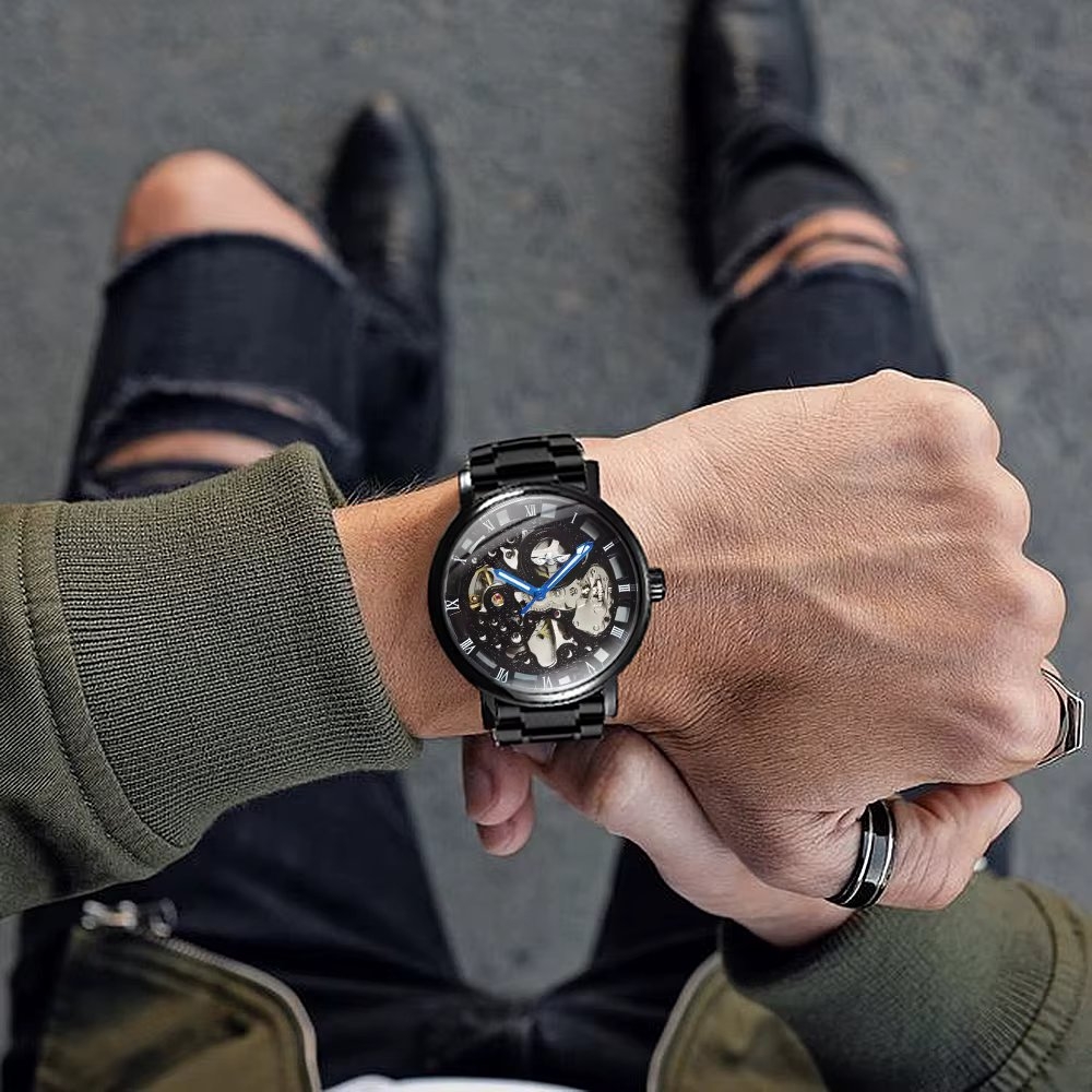Ceas Barbatesc Winner CS1739 Automatic Negru - imagine 2