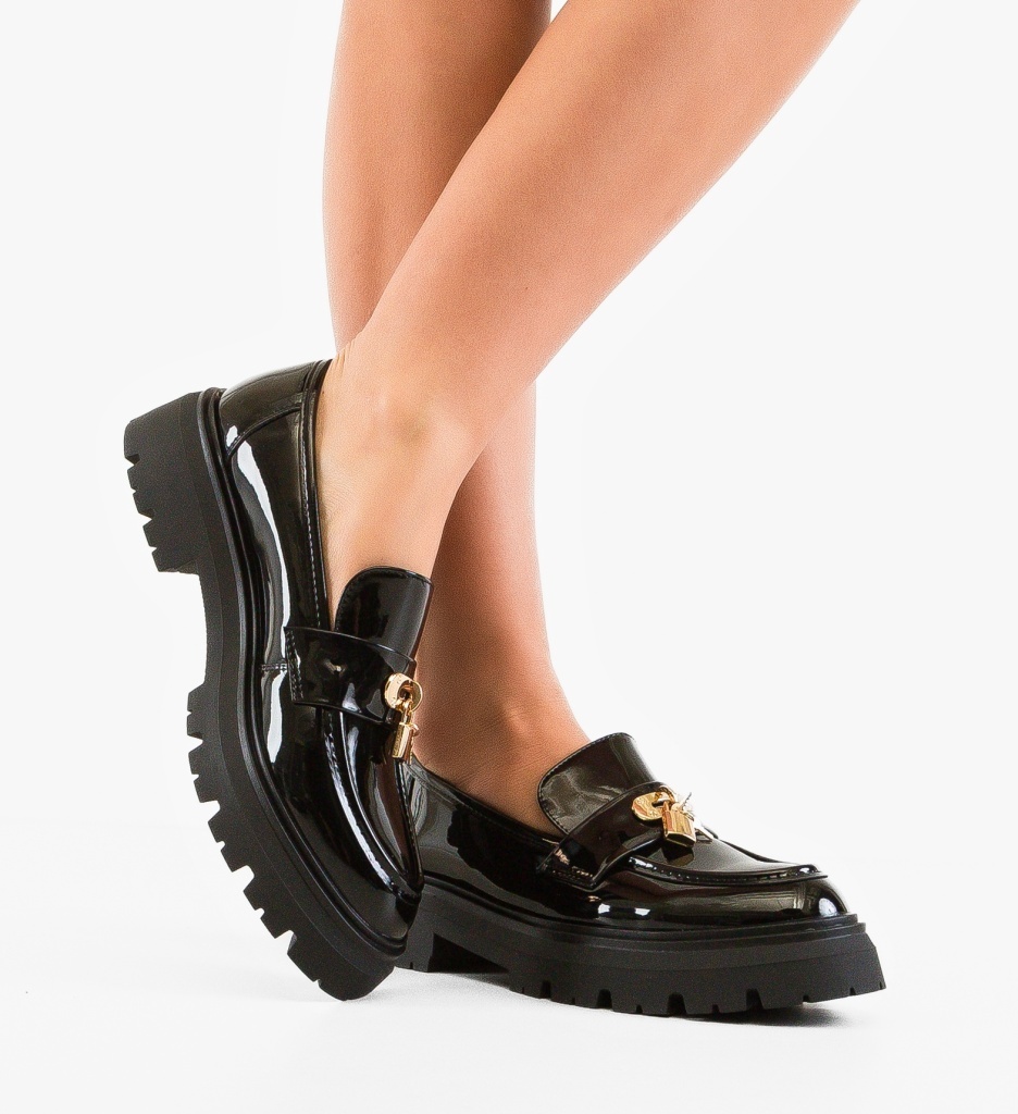 Pantofi Casual Dama Kennbre Negru - imagine 3