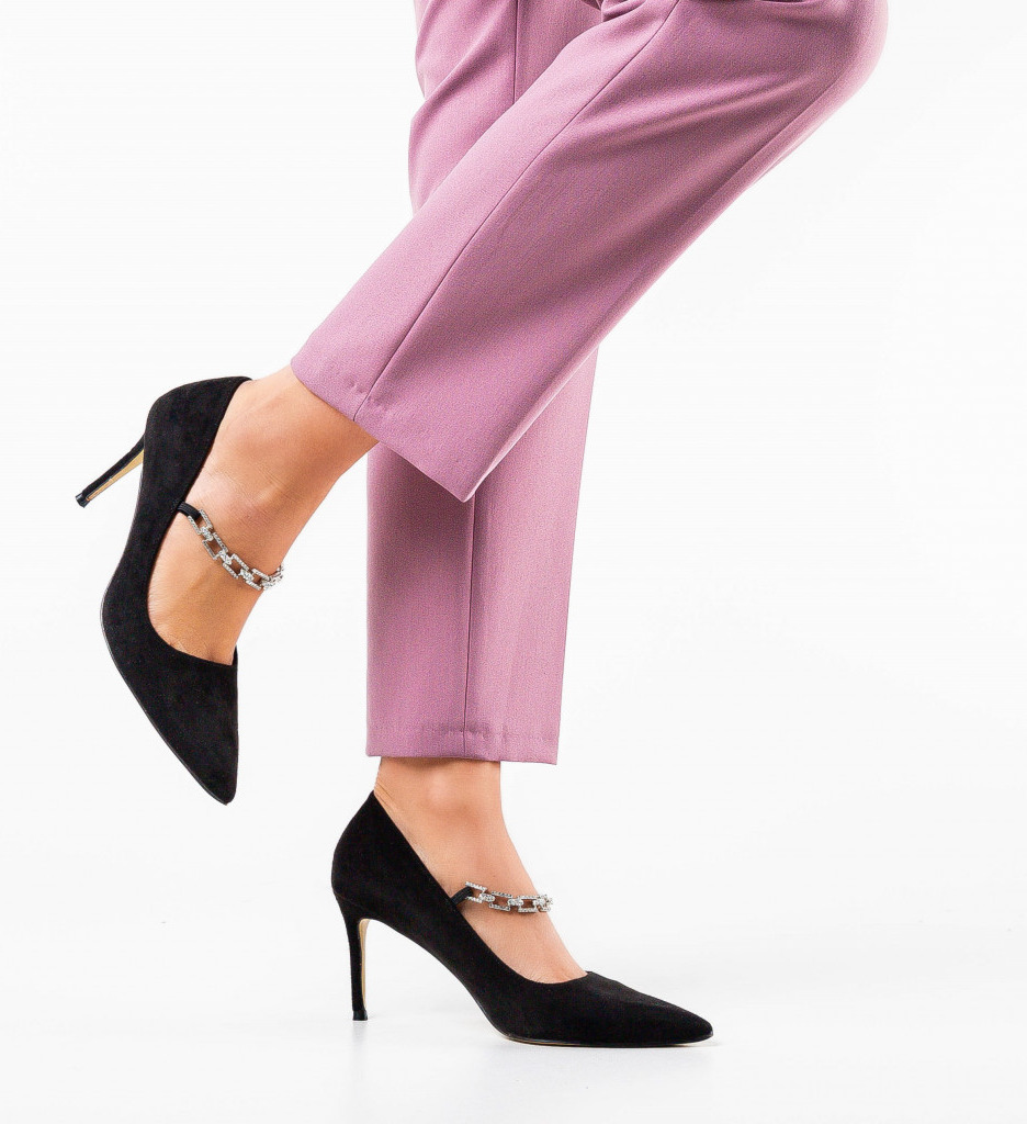 Pantofi Zmera Negri - Eleganță și Stil - imagine 3