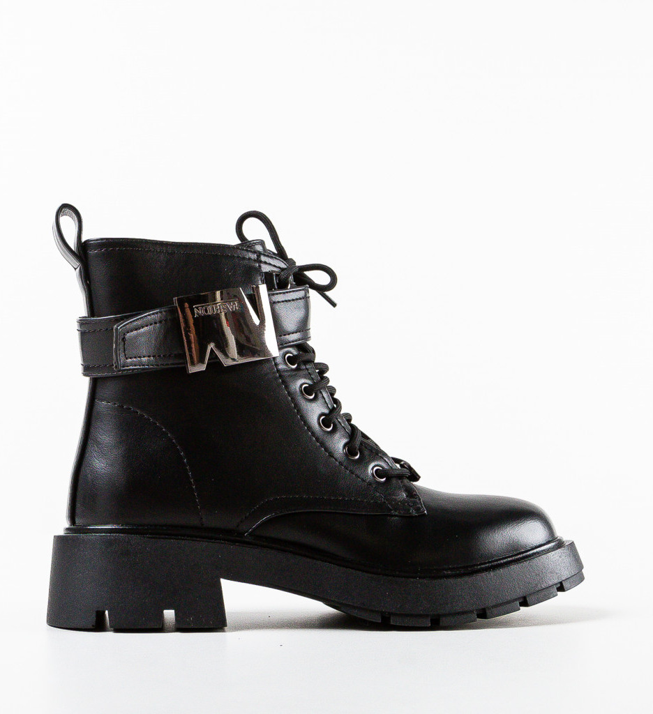 Ghete Dama Brandon Negre | Stil si Confort - imagine 5
