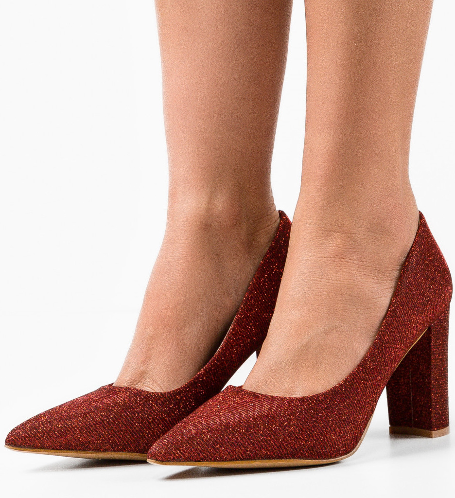 Pantofi Dama Grena Ethan | Eleganță și Stil - imagine 3