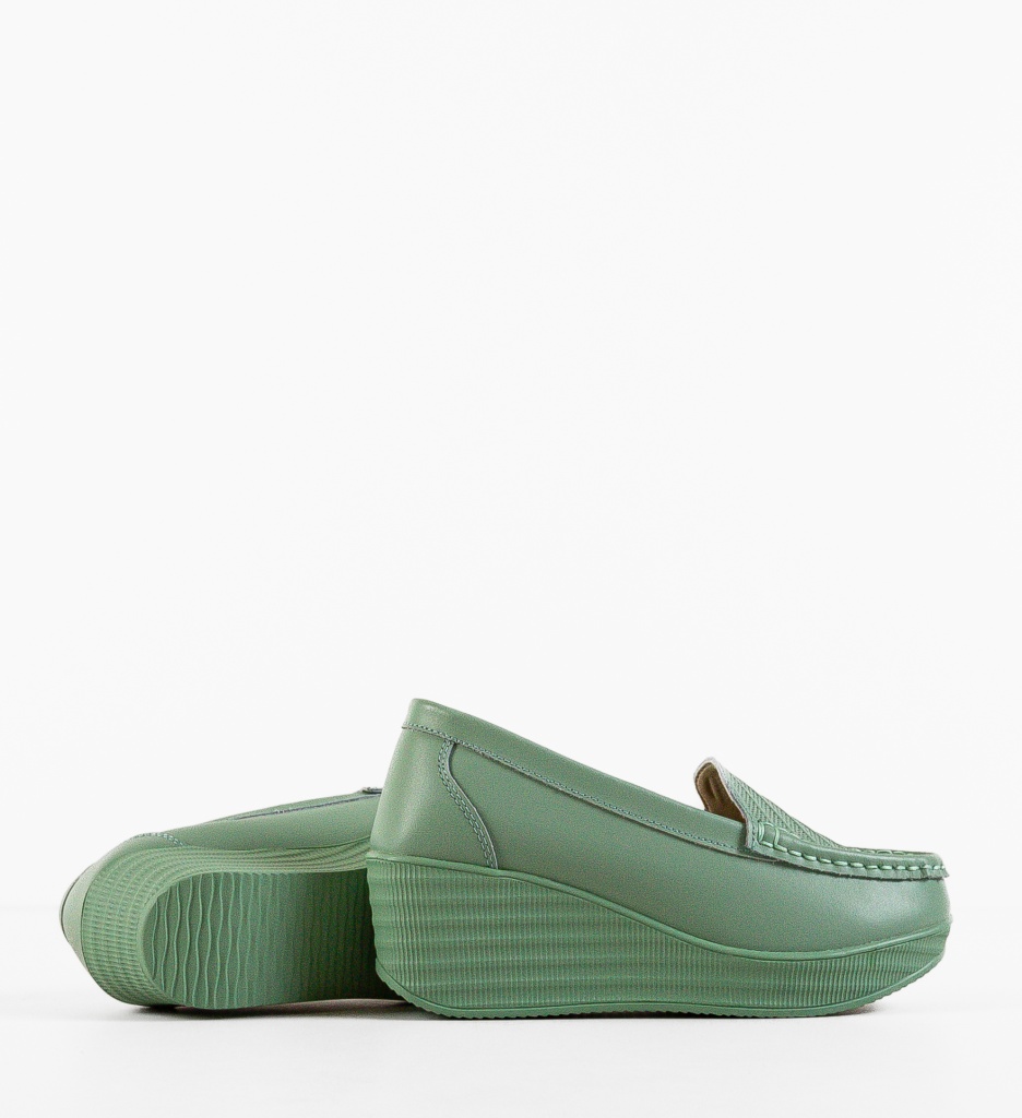 Pantofi Casual Ely Verzi | Stil și Confort Urban - imagine 5