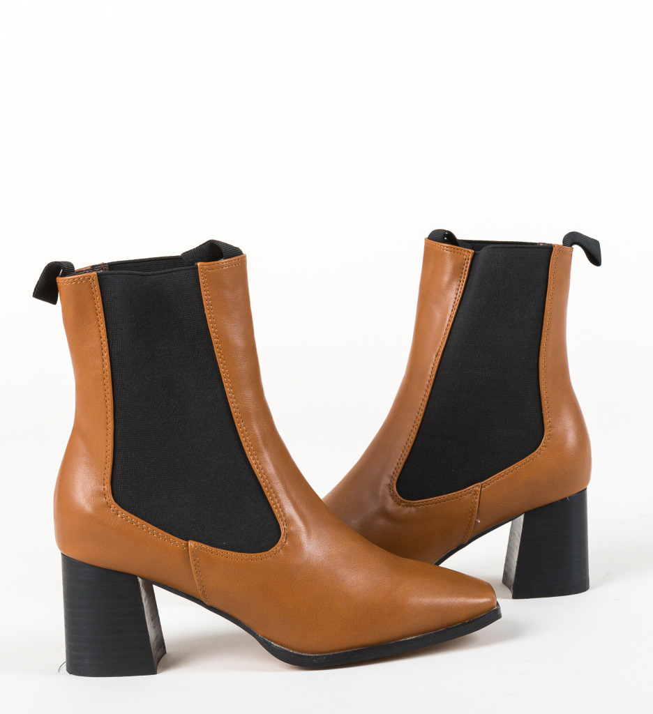Botine Peach Camel - Eleganță și Confort - imagine 6