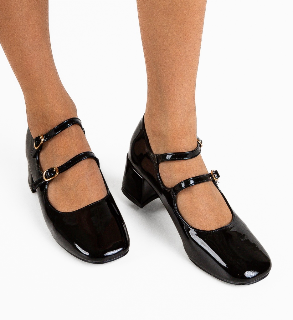 Pantofi Vilizi Negri - Eleganță și Confort - imagine 2