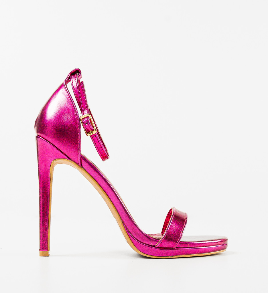 Sandale Toc Aelian Fuchsia | Stil Feminin - imagine 4