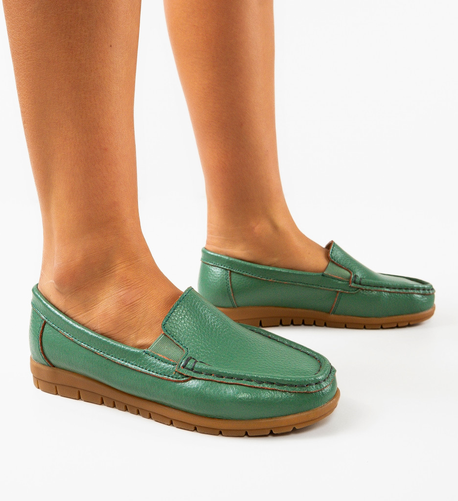 Pantofi Casual Kives Verzi - Confort & Stil Zilnic - imagine 5