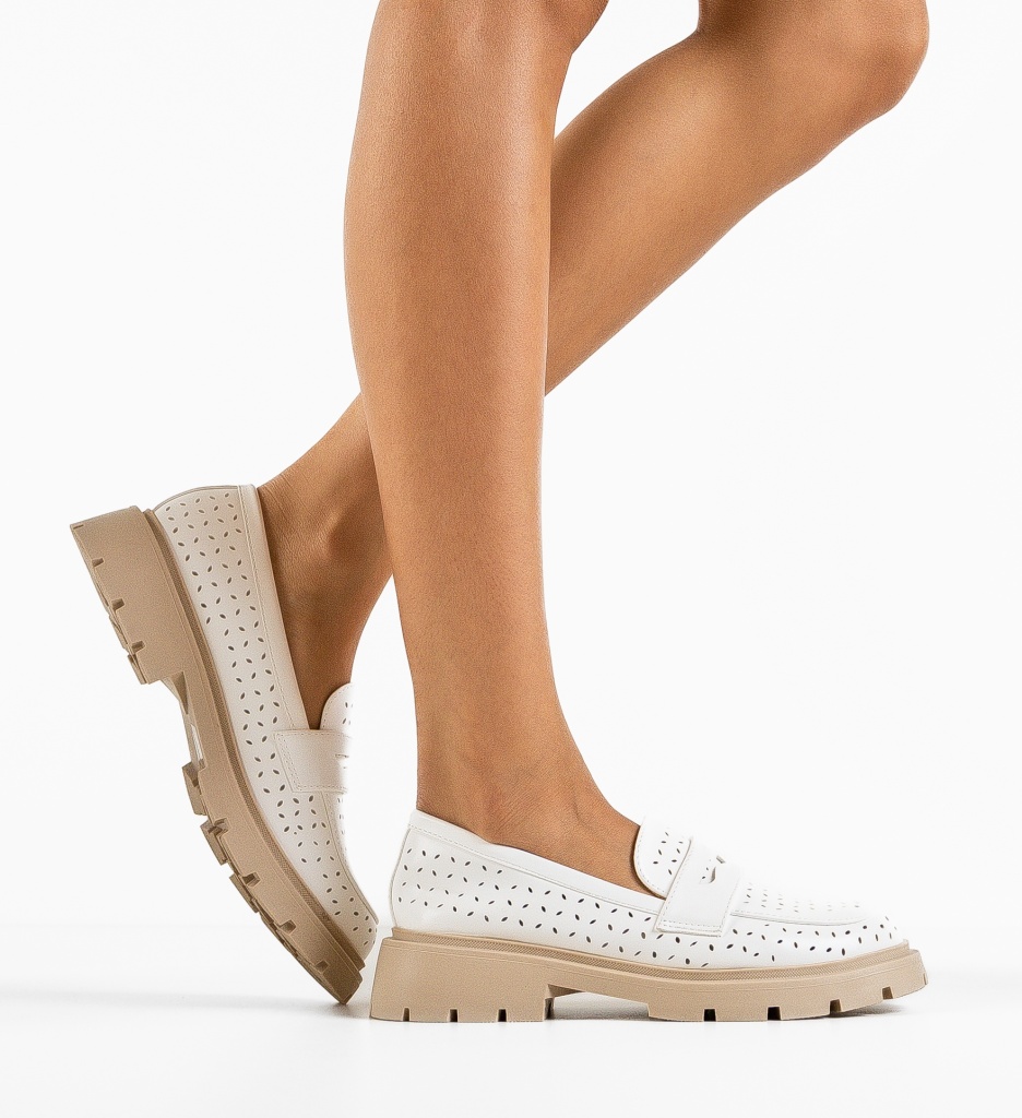 Pantofi Casual Krato Albi - Confort și Stil