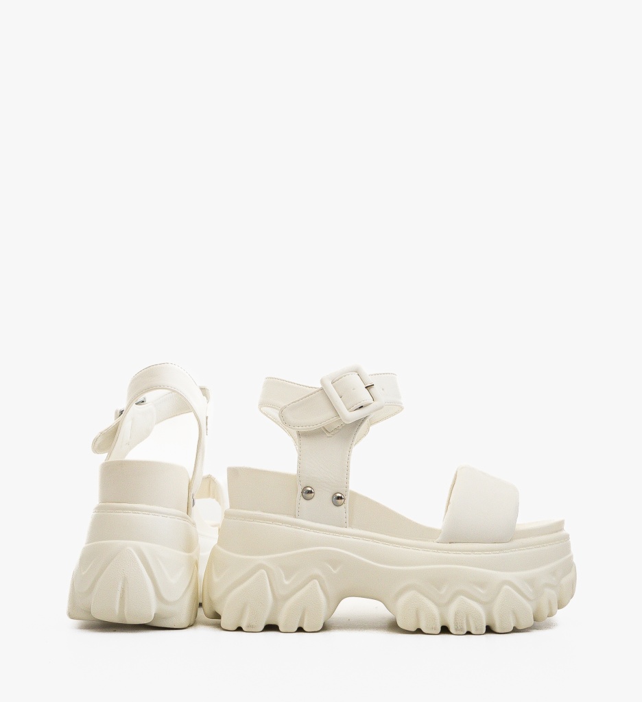 Platforme Dama Glanhe Albe | Stil si Confort - imagine 7