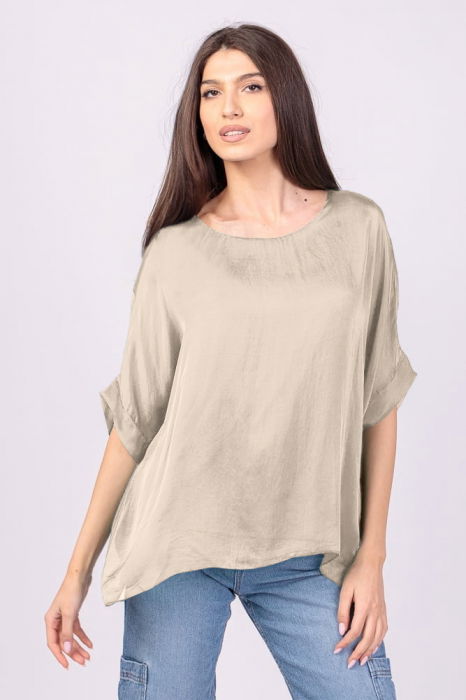 Bluza Eleganta din Matase Shopika | Bej