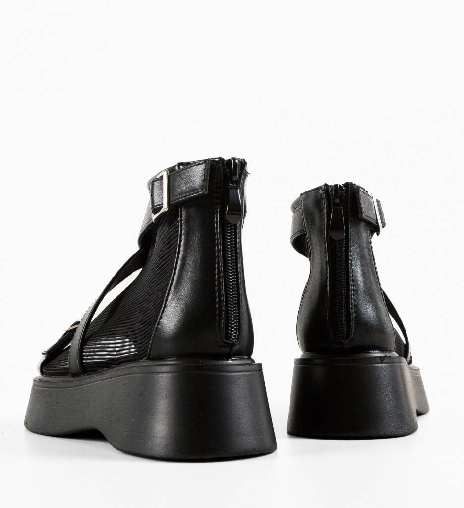 Sandale Dama Tomila Negre | Eleganță și Confort - imagine 8