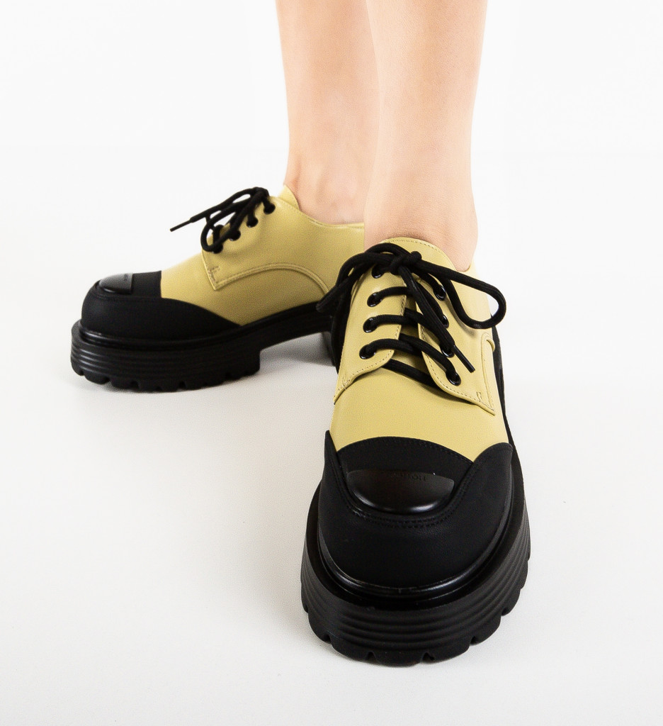 Pantofi Casual Dama Mert Galbeni | Confort și Stil - imagine 4