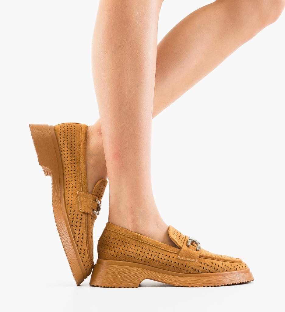 Pantofi Casual Irry Camel - Confort și Stil