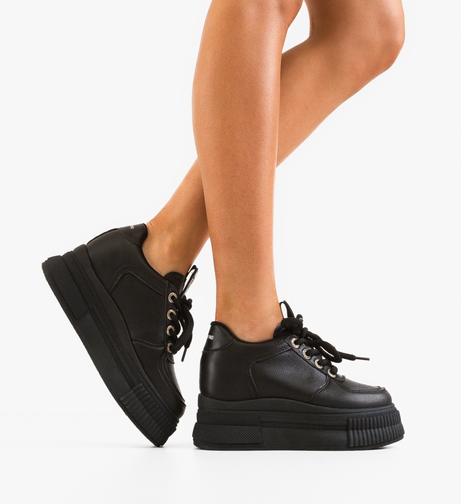 Sneakers Dama Shang Negri - Stil și Confort Sport - imagine 2