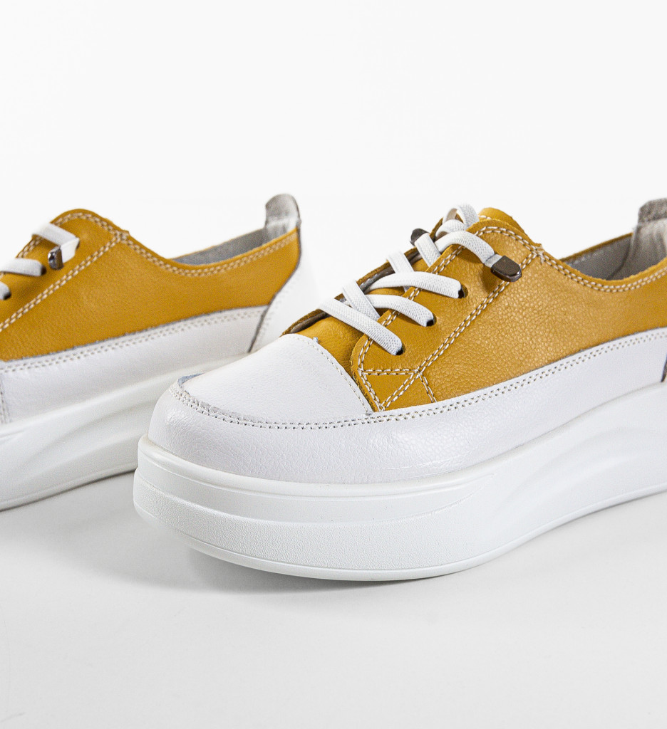 Sneakers Versec Galbeni | Confort și Stil - imagine 6