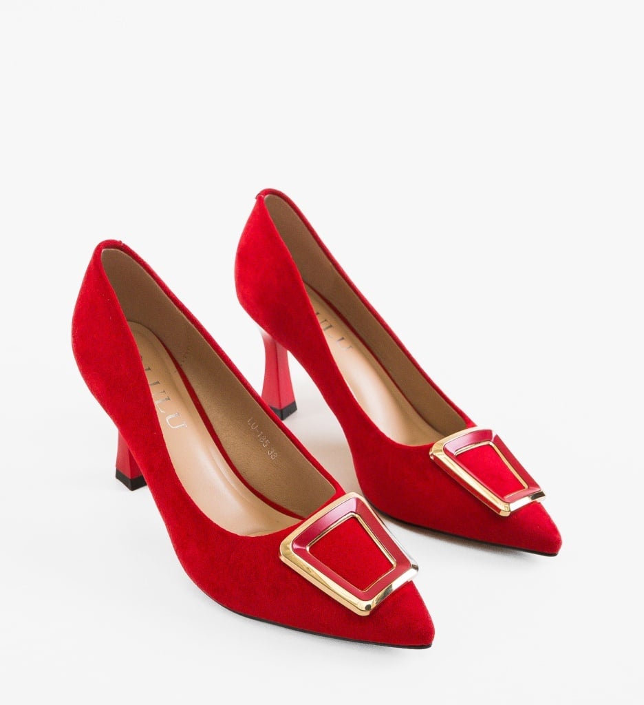 Pantofi Kamy Rosii Depurtat - Eleganță și Stil - imagine 4