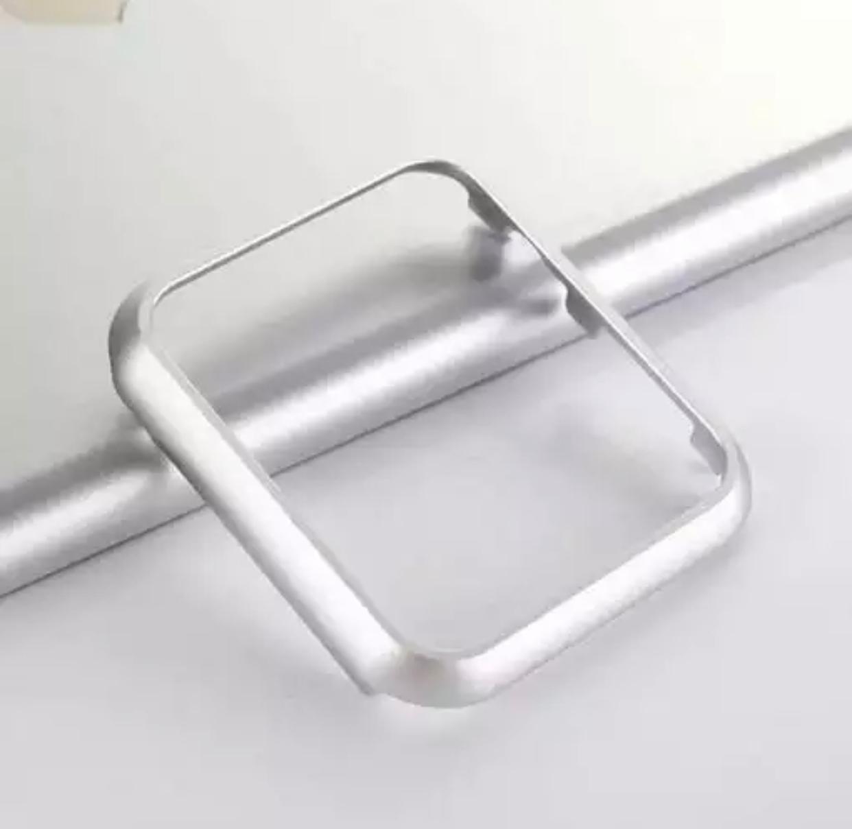 Bumper Argintiu Apple Watch 44mm - Protecție Elegată