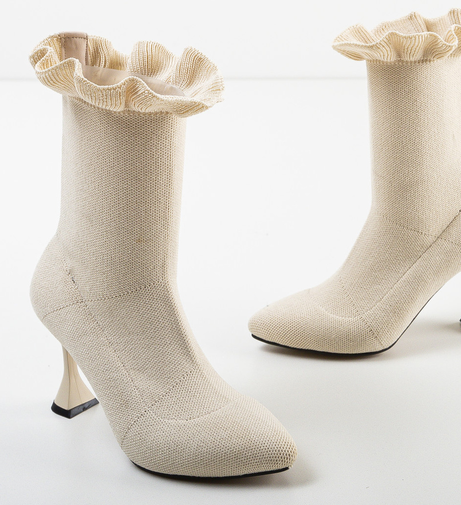 Botine Serela Bej - Eleganță și Confort - imagine 6