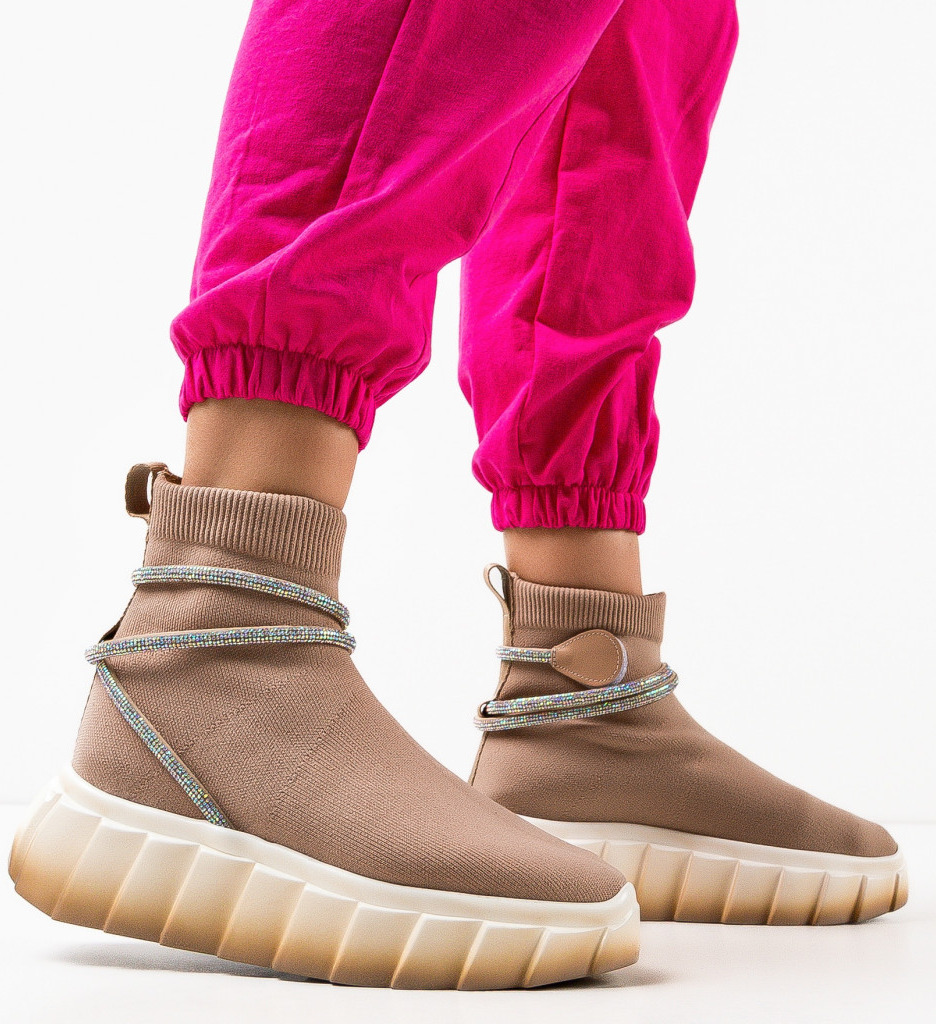 Sneakers Dama Joel Bej - Confort și Stil - imagine 3