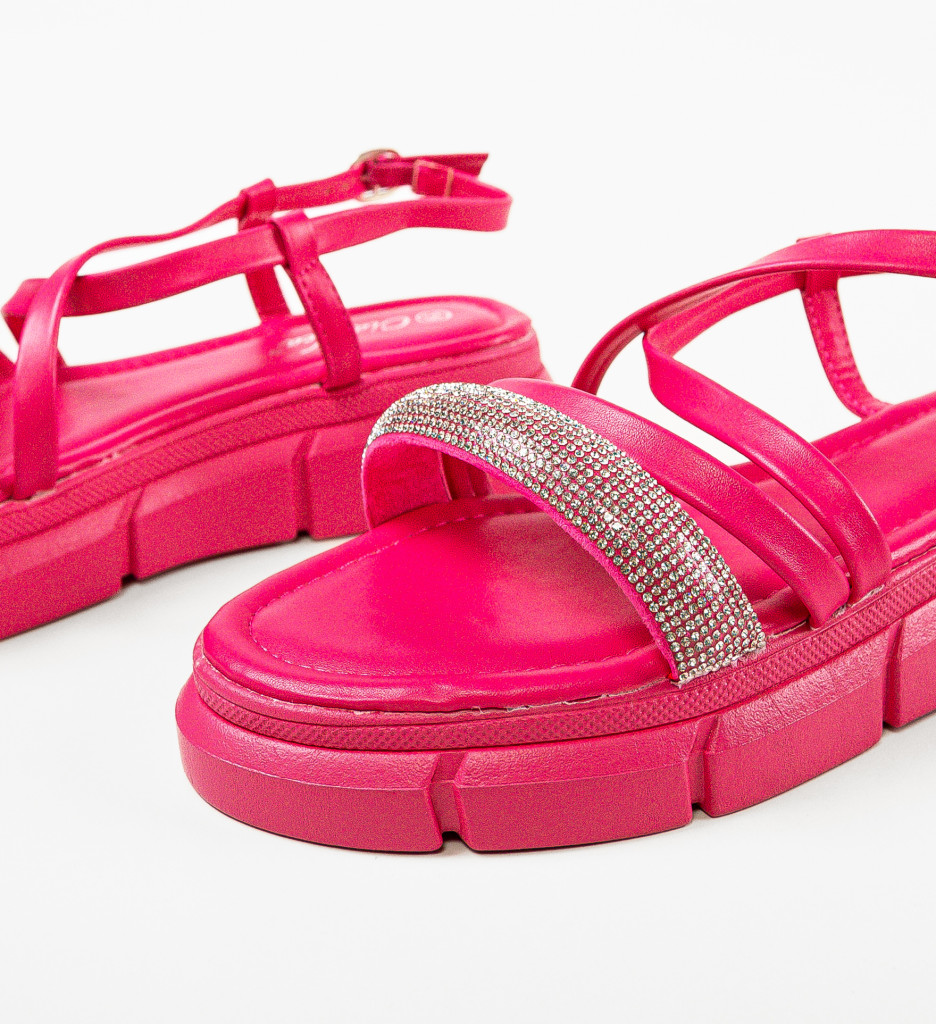Sandale Dama Shayla Fuchsia - Eleganță și Confort - imagine 6