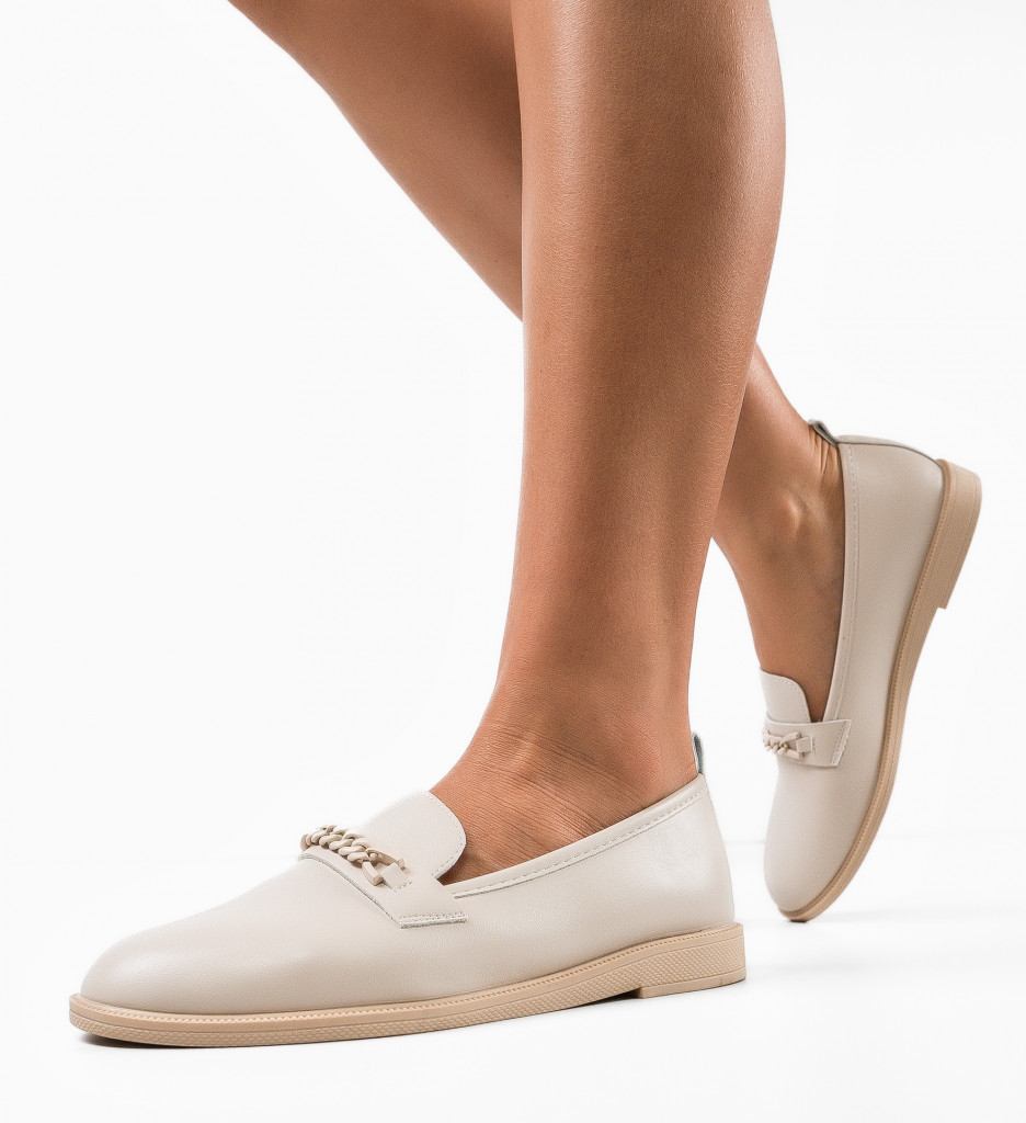 Pantofi Casual Kalanz Bej - Confort și Stil - imagine 3