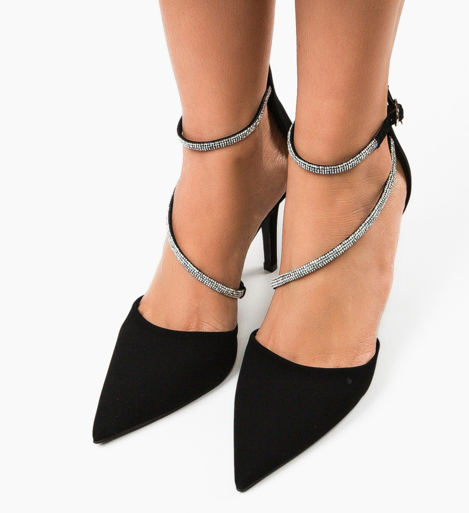 Pantofi cu Toc Beanna Negri - Eleganță și Stil - imagine 3