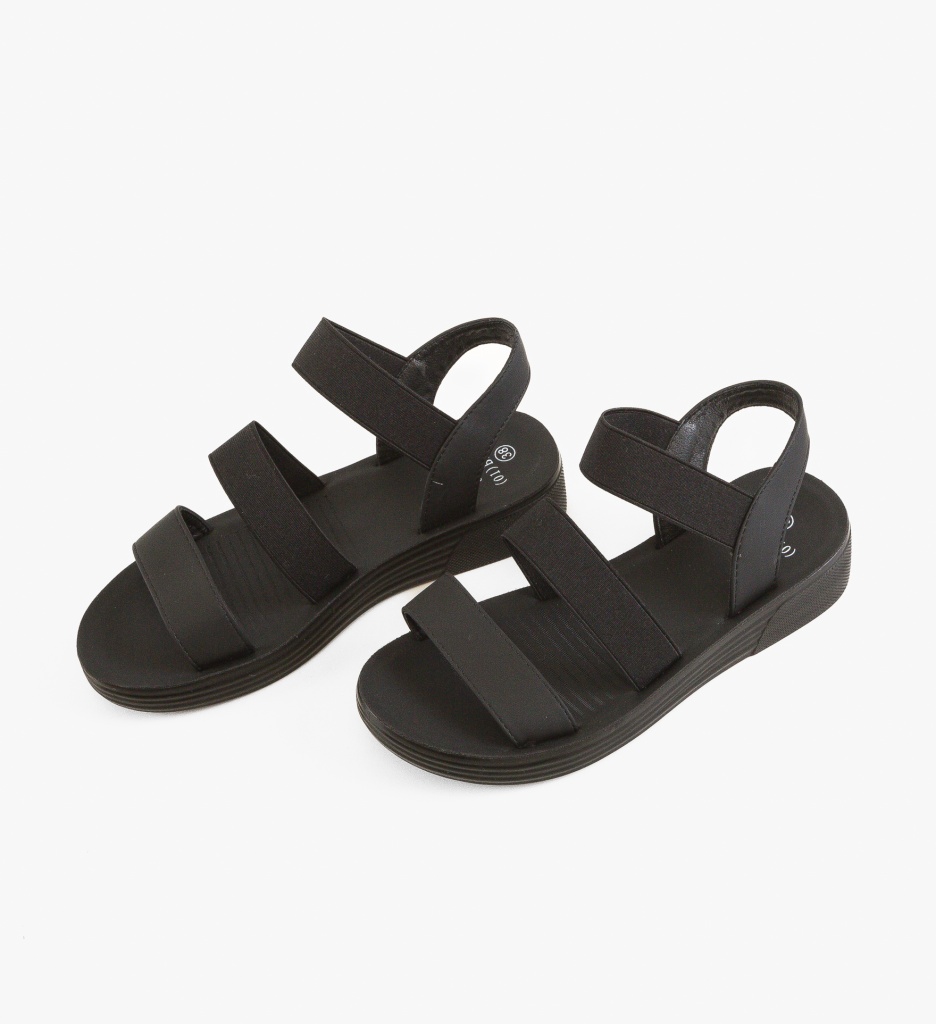 Sandale Dama Gherdala Negre - Eleganță și Confort - imagine 3