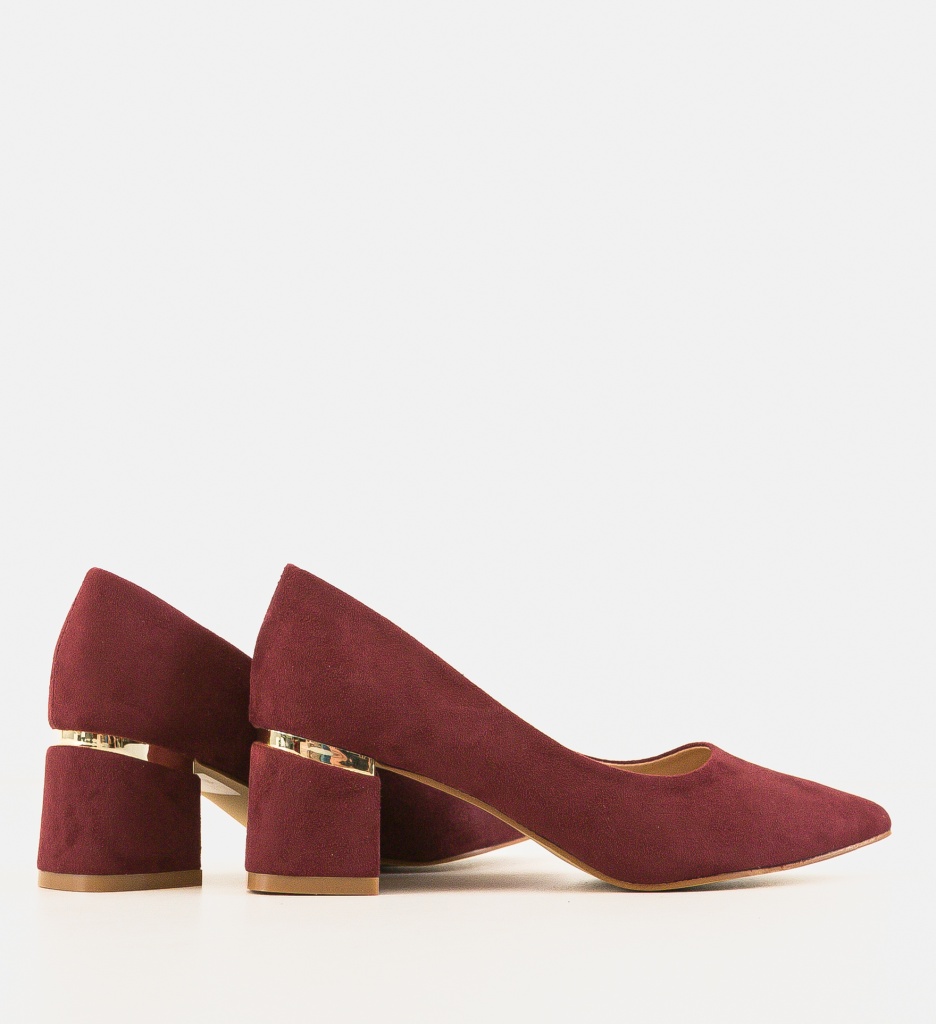 Hazmelo Pantofi Grena - Eleganță la fiecare pas - imagine 4