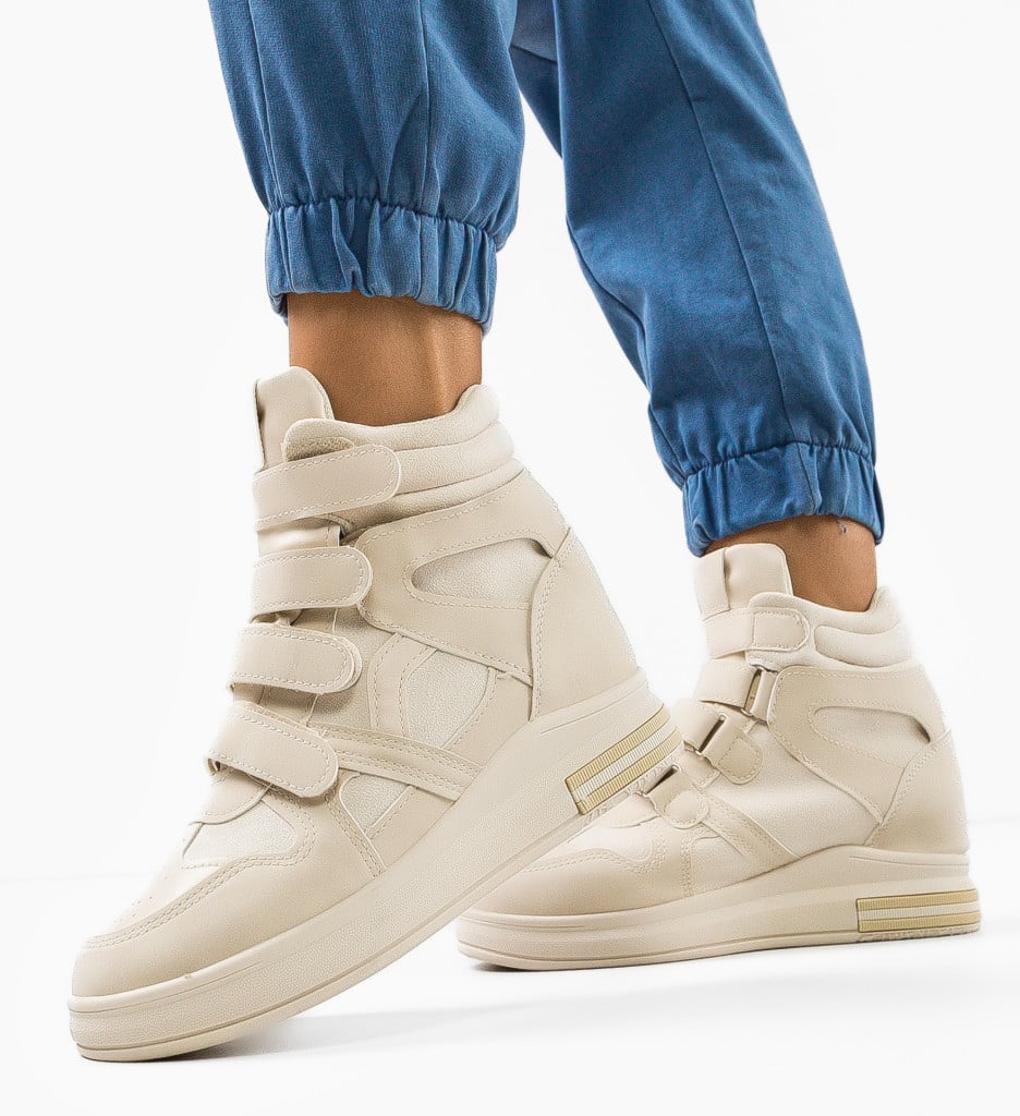 Sneakers Dama Scott Bej | Confort și Stil - imagine 9