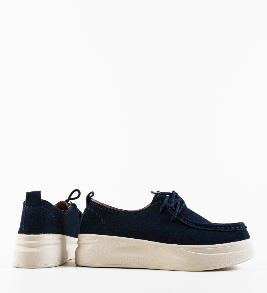 Pantofi Casual Jange Bleumarin - Confort Stilat - imagine 5