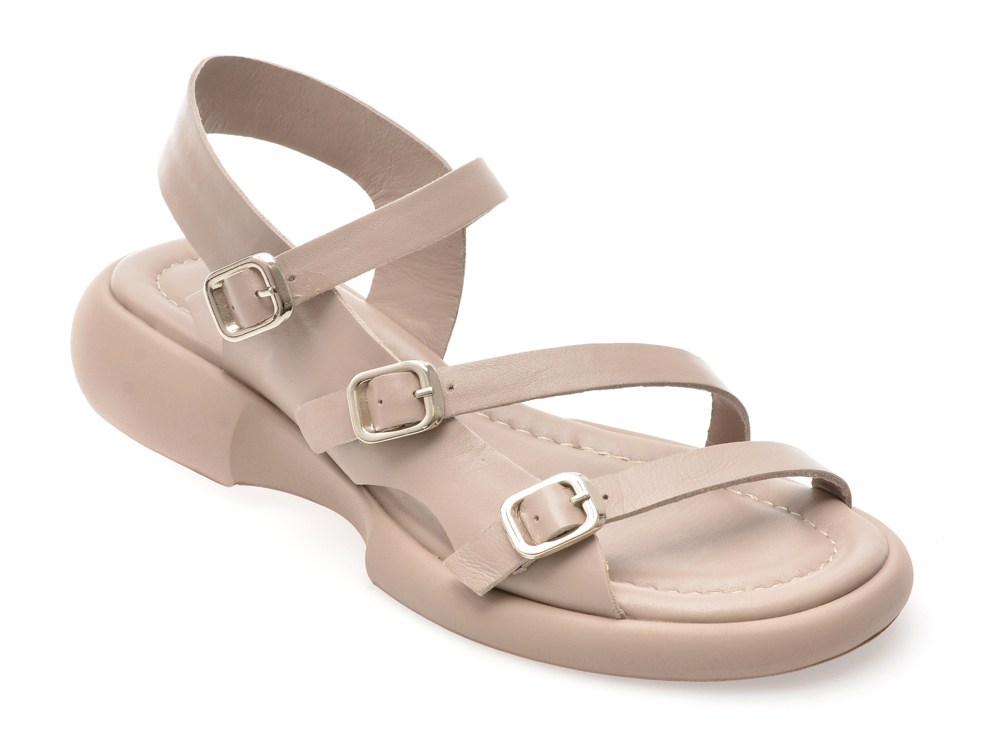 Sandale GRYXX gri din piele - Eleganță și confort
