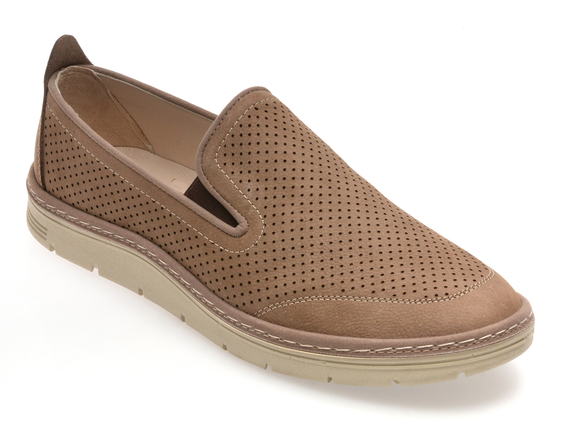 Mocasini BITE THE BULLET Gri Nabuc | Stil & Confort
