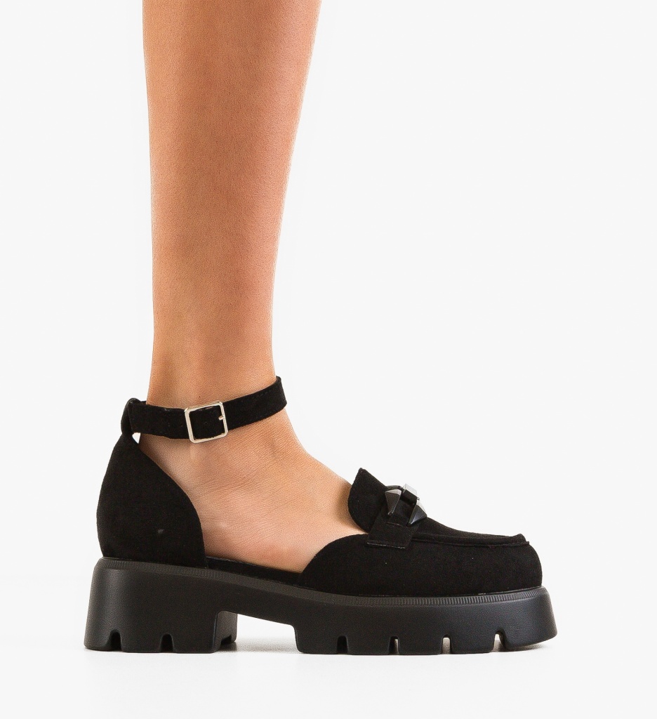 Pantofi Casual Dama Karmel Negri 2 - Confort - imagine 6