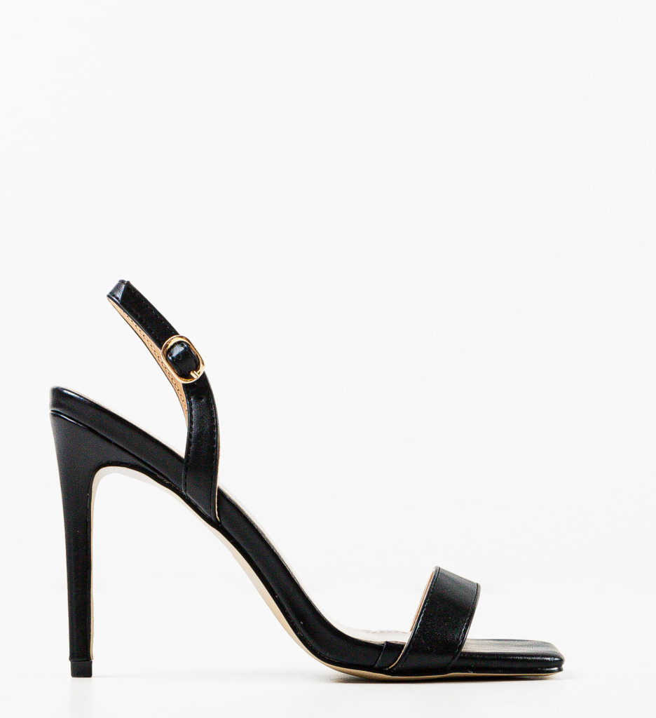 Sandale cu Toc Ynyman Negre - Eleganță Maximă - imagine 3