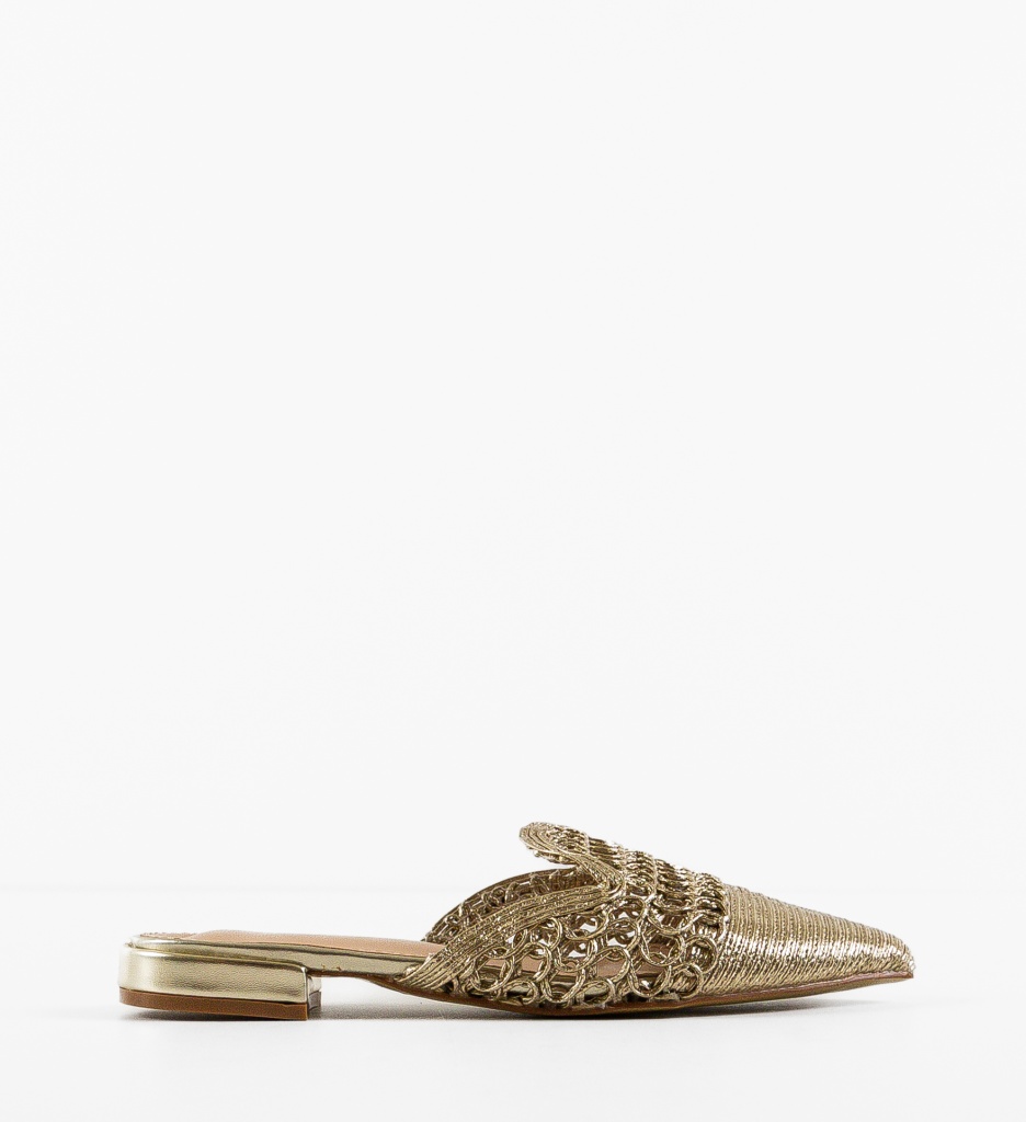 Balerini Dama Starlit Aurii | Stil Casual Elegant - imagine 6