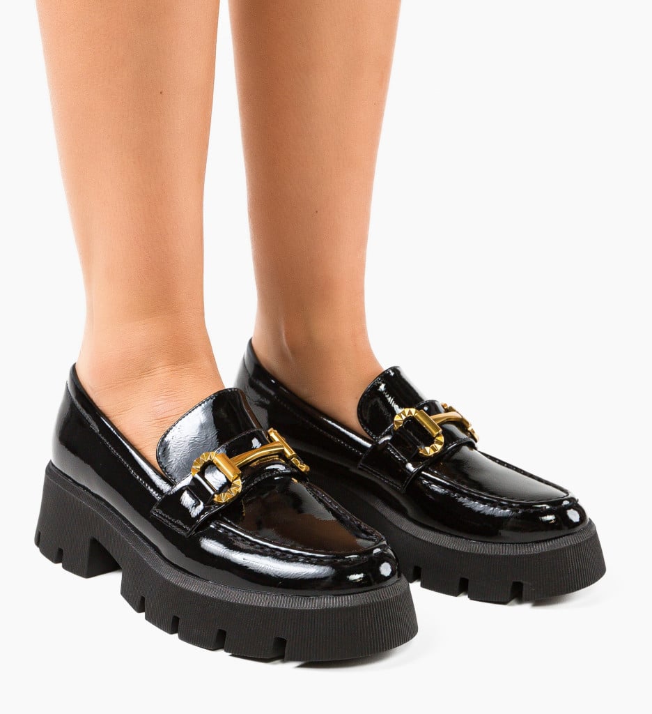 Pantofi Casual Spencer Negri | Confort & Stil - imagine 4