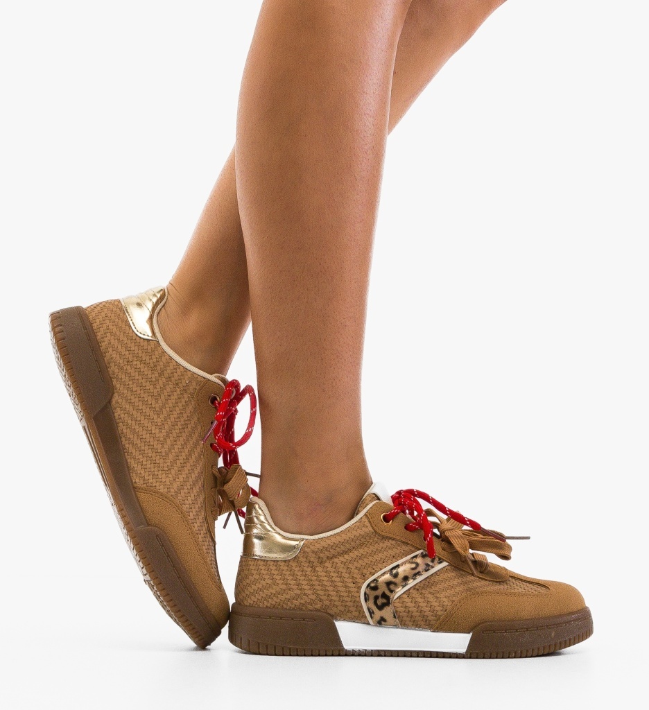 Sneakers Dama Kabber Khaki – Confort Sport - imagine 2