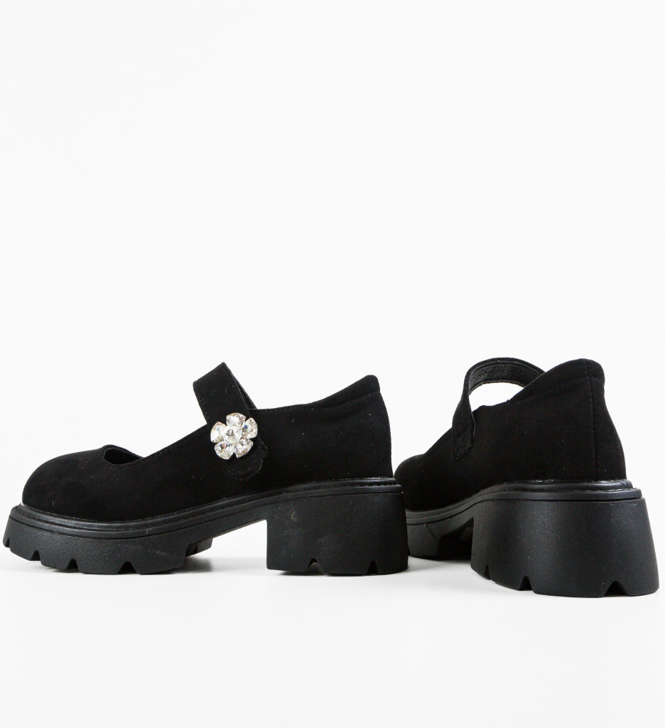 Pantofi Casual Dama Mriana Negri | Versatili si Moderni - imagine 8