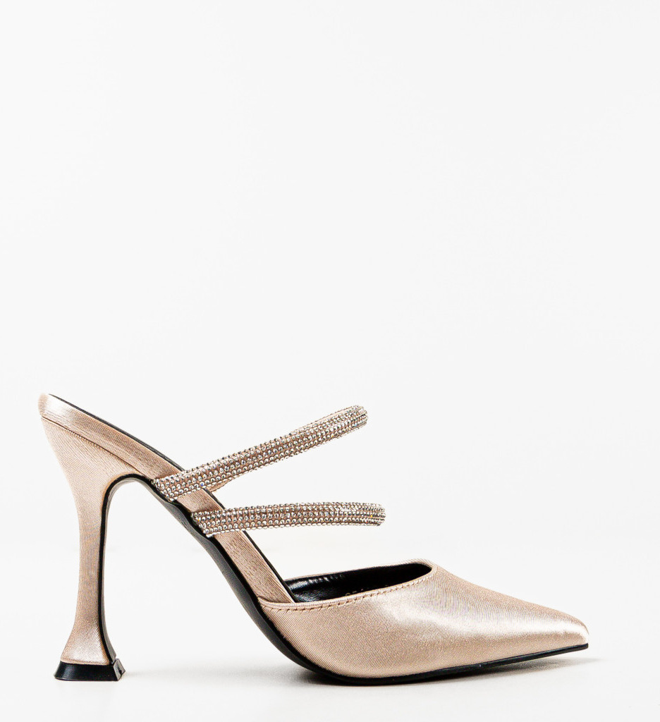 Pantofi cu Toc Manyla Bej - Eleganță și Stil - imagine 2