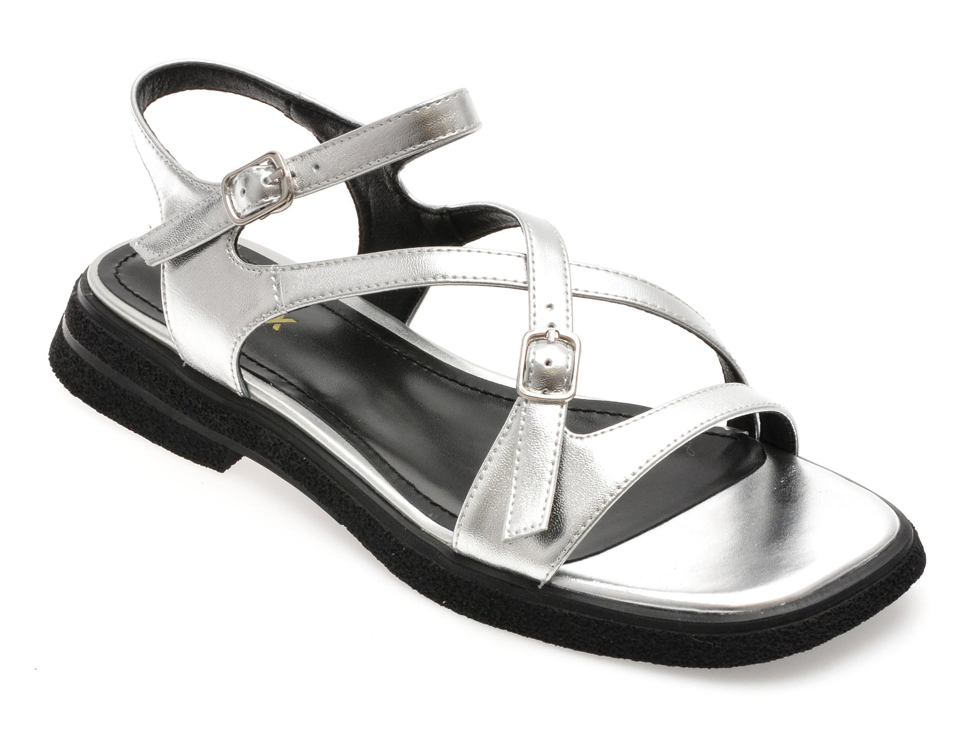 Sandale GRYXX Argintii | Eleganta Piele Naturala