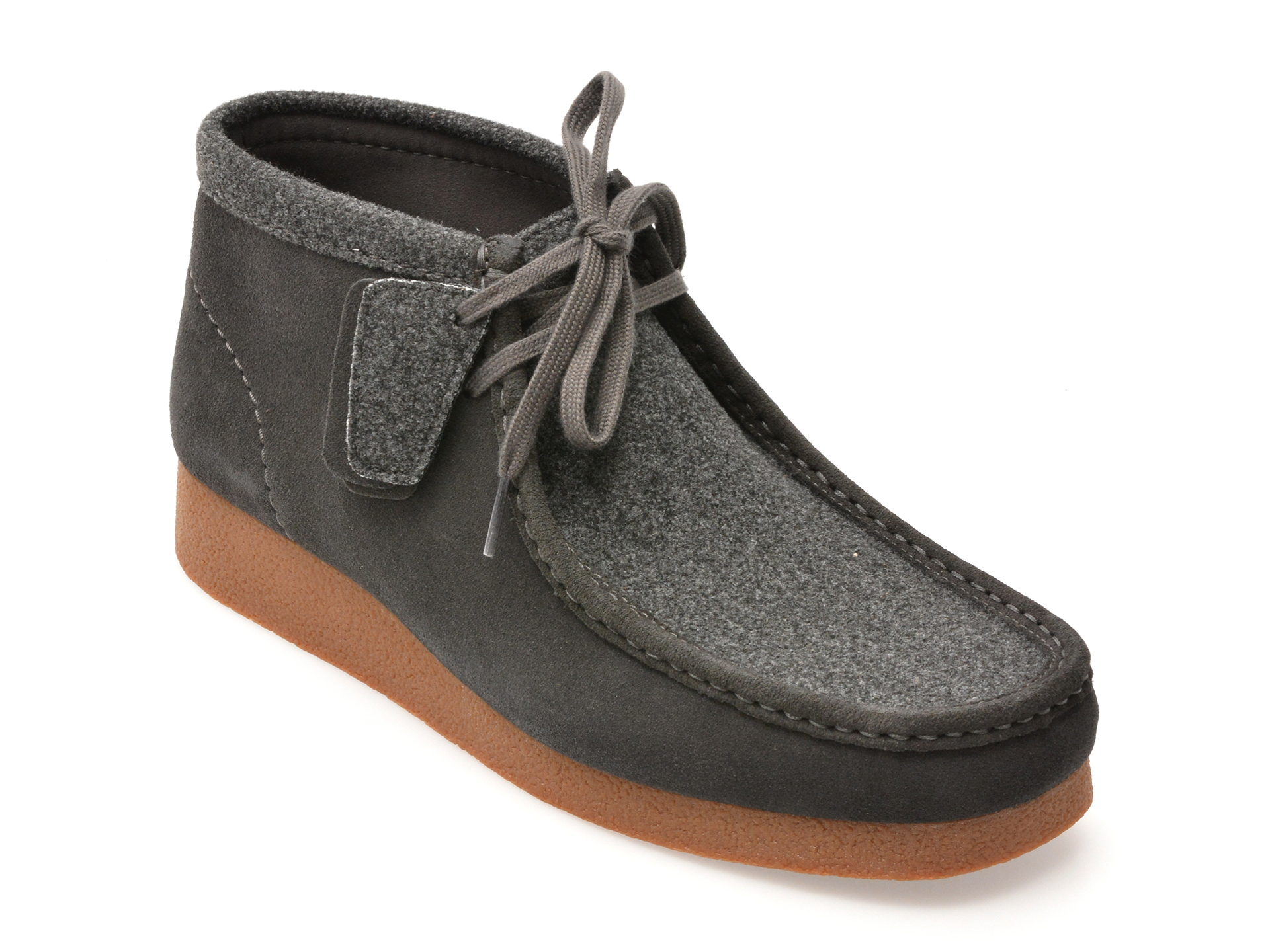 Ghete Clarks Wallabee EVO | Piele Intorsă - imagine 2
