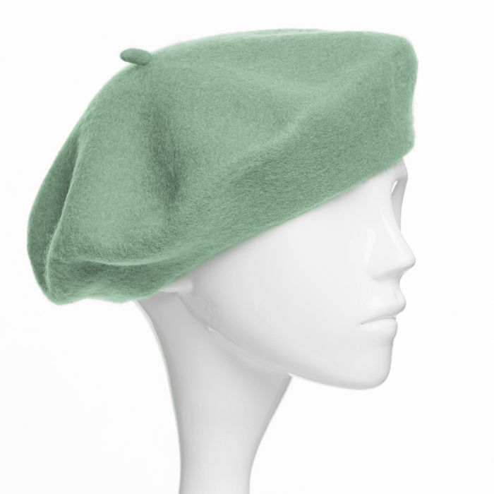 Bereta Franceză Lână Verde Menta | Shopika