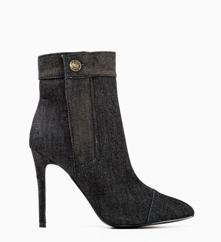 Botine Dama Nithya Negre | Design Modern
